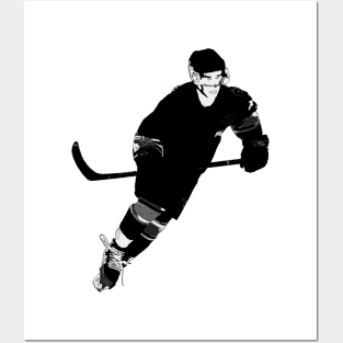 Let's play Hockey - Ice Hockey Player Posters and Art
